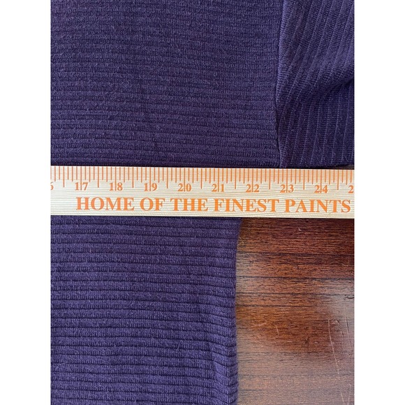 J Jill Womens Small Purple Ribbed Knit Boat Neck Long‎ Sleeve Top - Picture 7 of 8